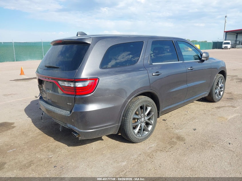 Vin: 1c4rdjdg3hc896779, lot: 45675435, dodge durango gt awd 20174