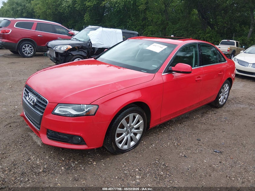 Vin: wauffafl0an004308, lot: 45675452, audi a4 2.0t premium 20102
