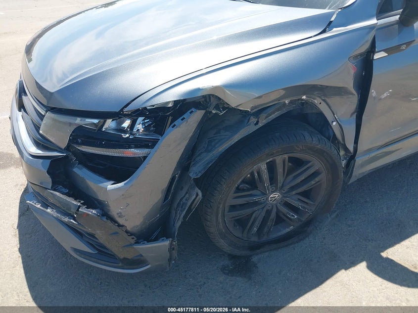 2022 VOLKSWAGEN TIGUAN 2.0L I-4 DI, DOHC, V(VIN: 3VVCB7AX1NM083861
