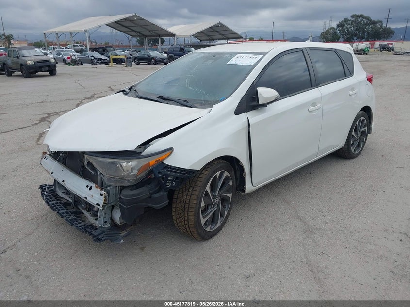 Vin: jtnkarje4hj537654, lot: 45675505, toyota corolla im 20172