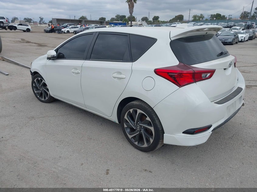 Vin: jtnkarje4hj537654, lot: 45675505, toyota corolla im 20173