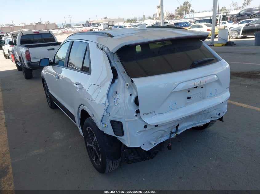 Vin: kndcr3le6s5257844, lot: 45675552, kia niro ex 20253