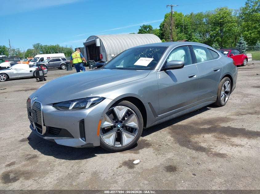 Vin: wby43hd00sfu16338, lot: 45675581, bmw i4 gran coupe xdrive40 20252
