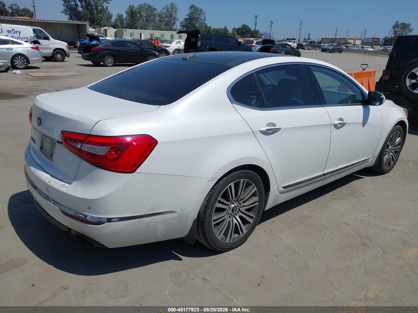 Vin: knaln4d79e5126412, lot: 45675609, kia cadenza premium 20144