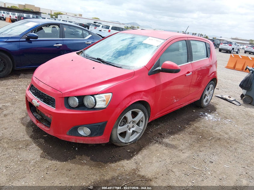 Vin: 1g1je6sb5g4141228, lot: 45675669, chevrolet sonic ltz auto 20162