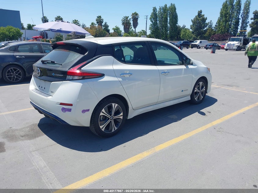 Vin: 1n4az1cp2jc306521, lot: 45675673, nissan leaf sv 20184