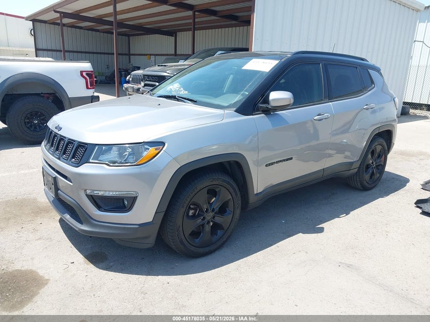 Vin: 3c4njcbb3jt460907, lot: 45675721, jeep compass altitude fwd 20182