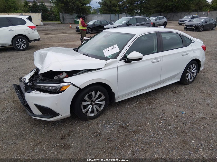 2022 HONDA CIVIC 2.0L I-4 DI, DOHC, V(VIN: 2HGFE2F27NH596101
