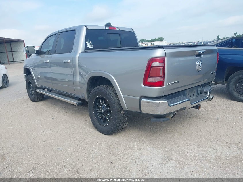 Vin: 1c6srfjt6kn505810, lot: 45675885, ram 1500 laramie  4x4 5'7 box 20193