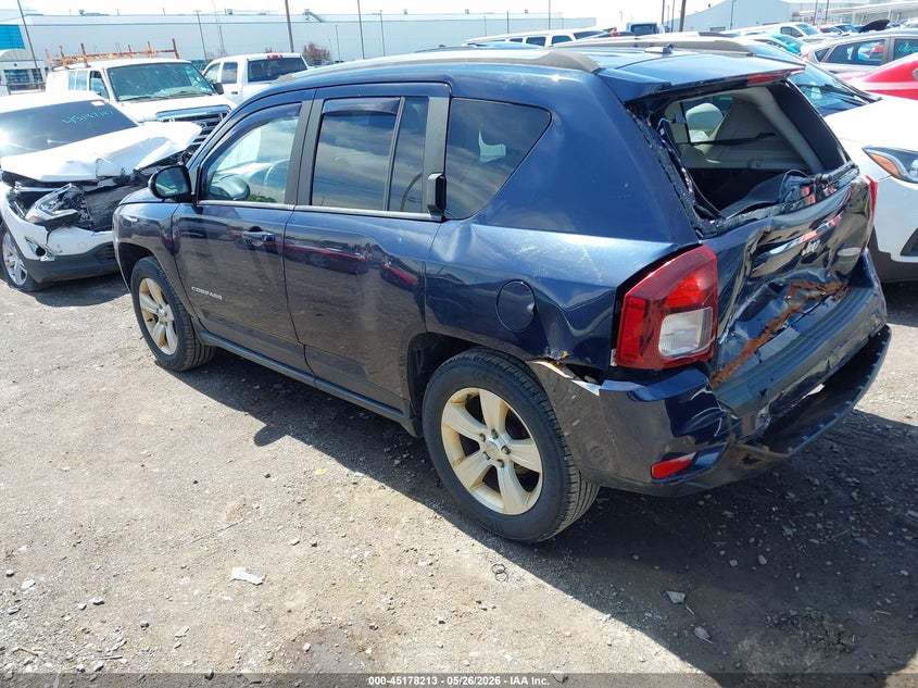 Vin: 1c4njdeb8ed706881, lot: 45675899, jeep compass latitude 20143