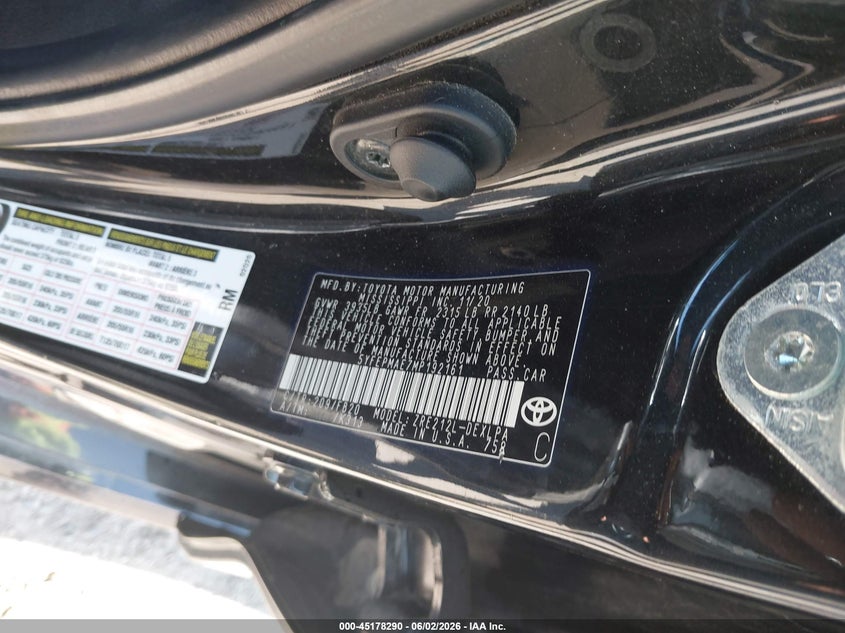 VIN 5YFEPMAE7MP192161 2021 TOYOTA COROLLA LE