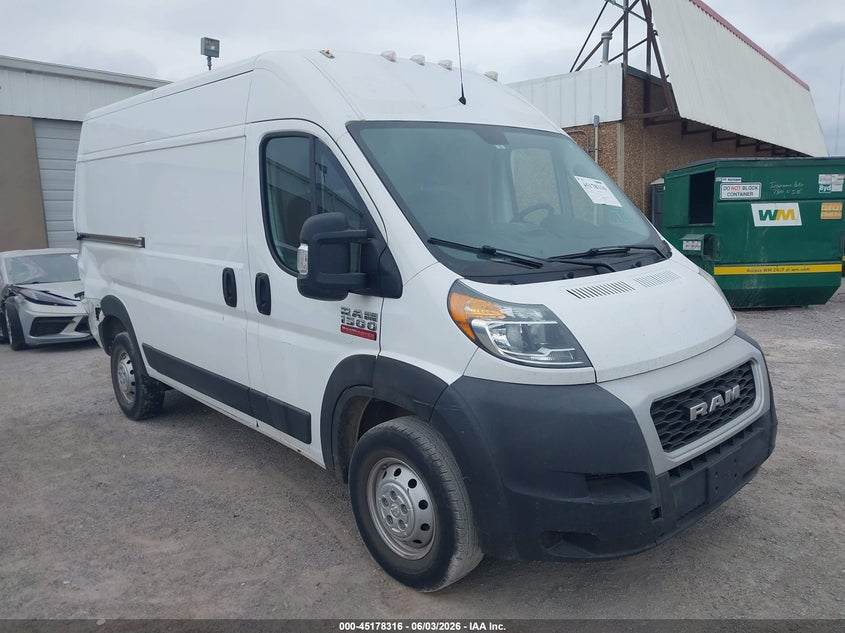 Vin: 3c6trvbg4le138976, lot: 45676003, ram promaster 1500 high roof 136 wb 2020 img_1