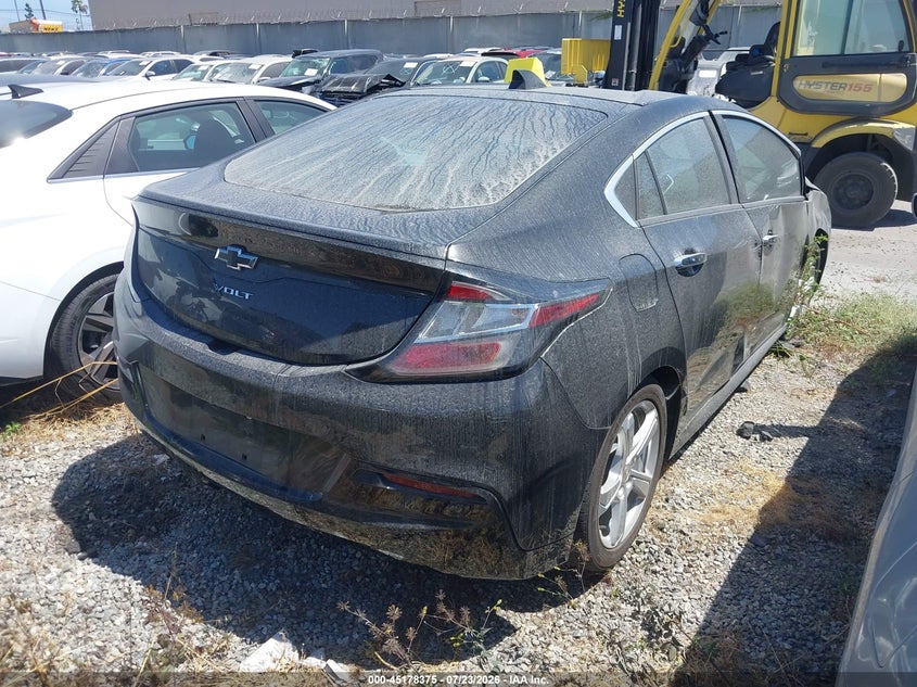 Vin: 1g1rc6s58ju150144, lot: 45676061, chevrolet volt lt 20184