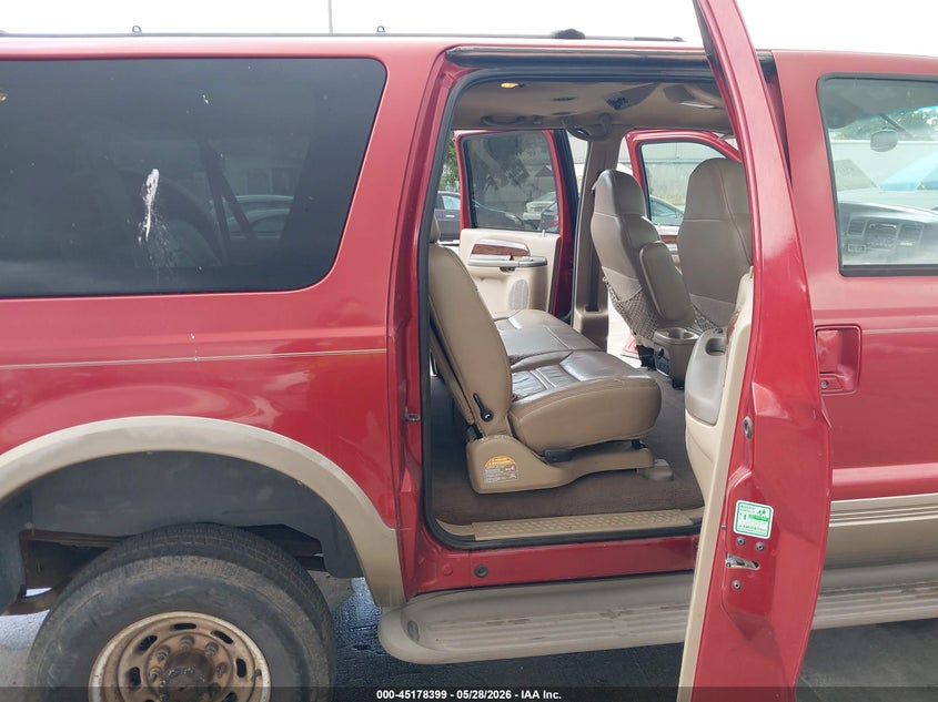2000 Ford Excursion Limited VIN: 1FMNU43S0YED28138 Lot: 45178399