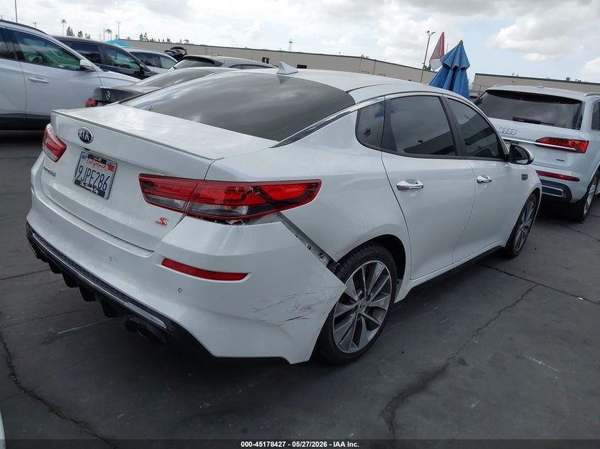 Vin: 5xxgt4l34kg280686, lot: 45676113, kia optima s 20194
