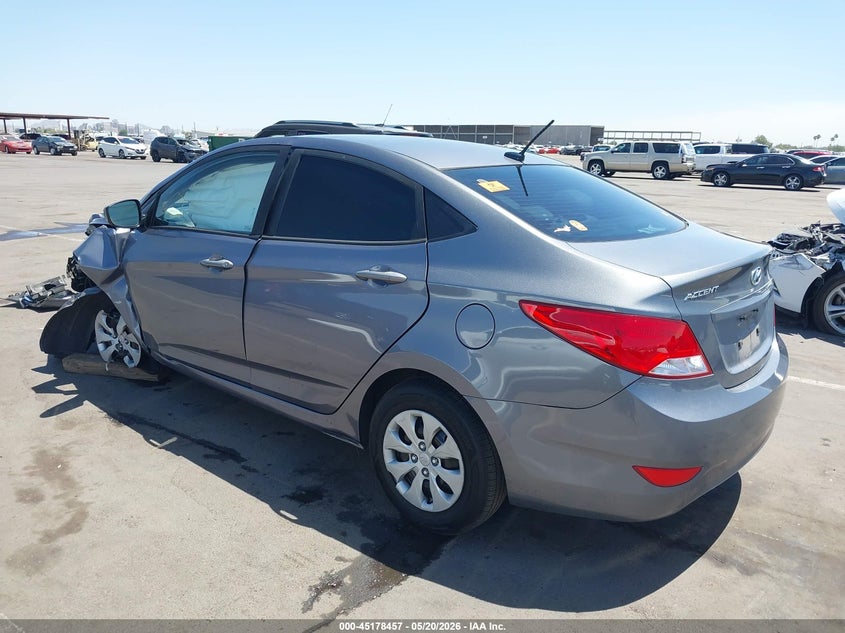 2016 HYUNDAI ACCENT SEDAN 1.6L I-4 DI, DOHC, VVT, 137HP