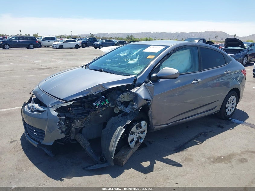 2016 HYUNDAI ACCENT SEDAN 1.6L I-4 DI, DOHC, VVT, 137HP