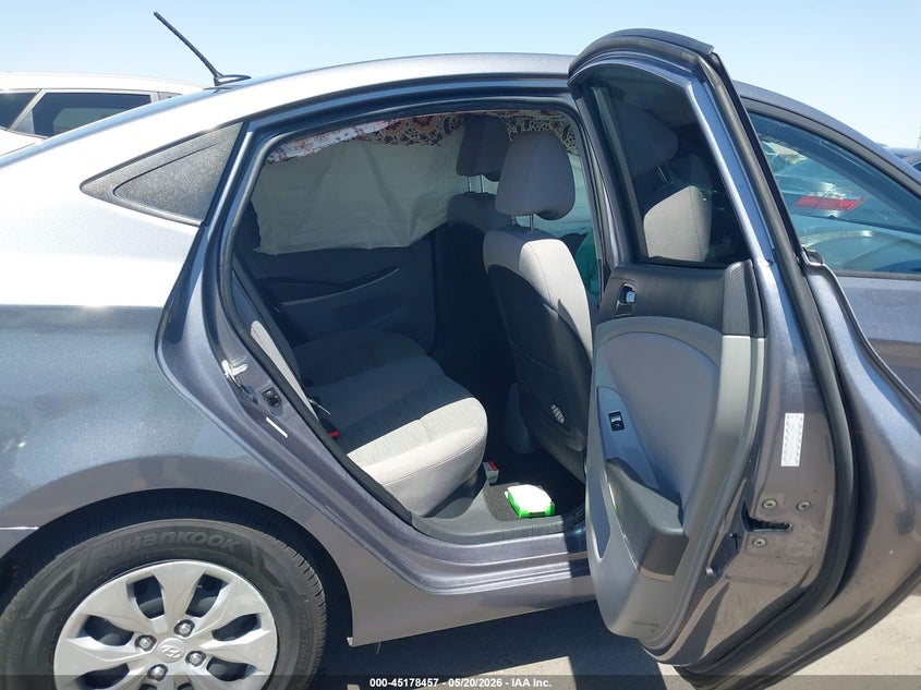 2016 HYUNDAI ACCENT SEDAN 1.6L I-4 DI, DOHC, VVT, 137HP