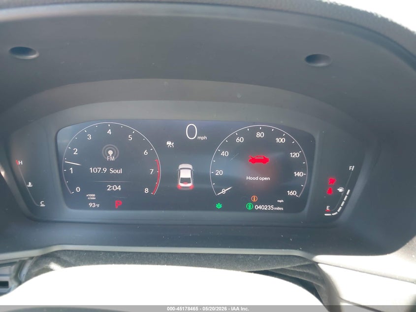 2024 HONDA ACCORD 1.5L I-4 DI, DOHC, V(VIN: 1HGCY1F39RA017403
