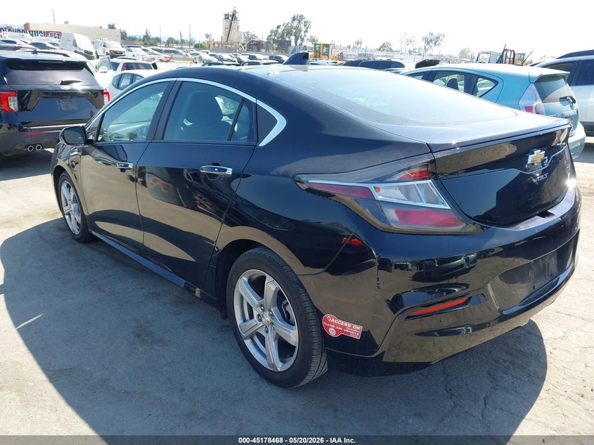 Vin: 1g1rc6s59ju140142, lot: 45676154, chevrolet volt lt 20183
