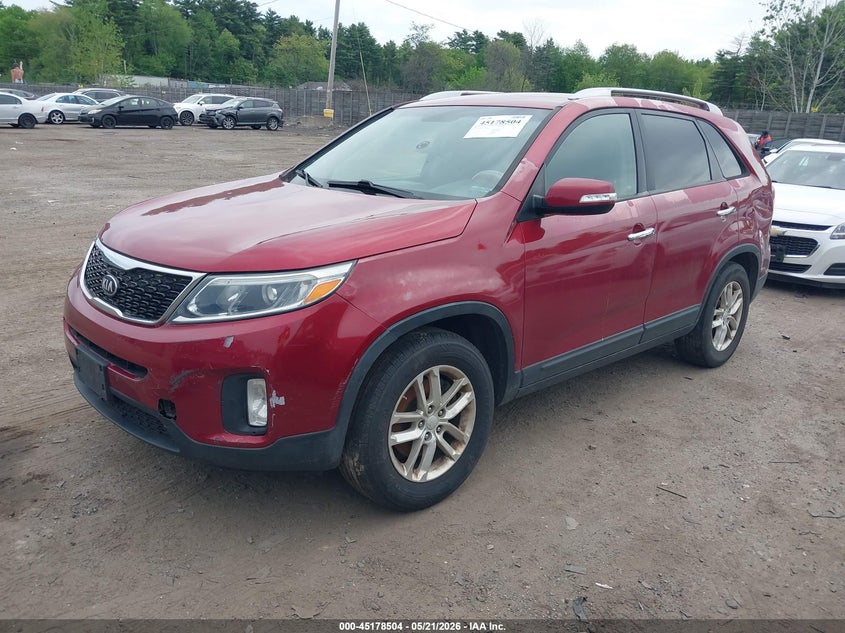 2014 Kia Sorento Lx 5XYKTDA6XEG497358 photo 1