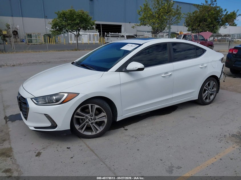 2018 Hyundai Elantra Limited 5NPD84LF7JH288332 photo 1