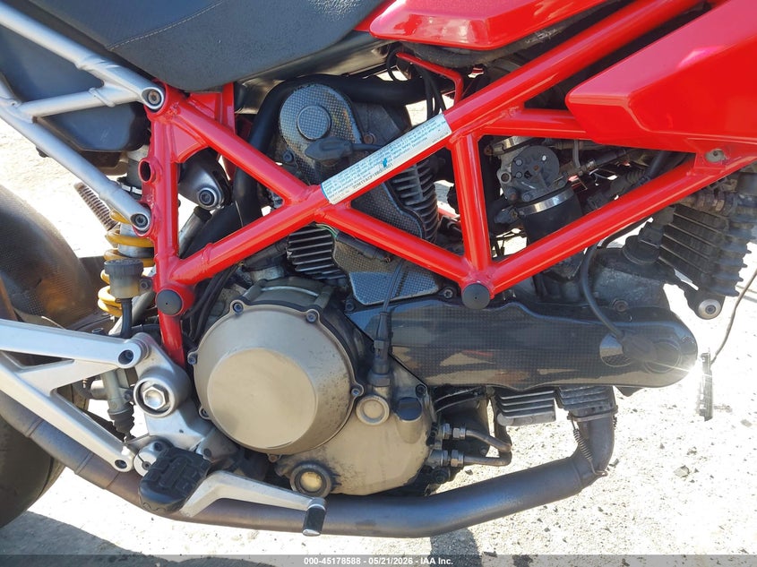 2008 Ducati Hypermotard 1100/S VIN: ZDM1YACP18B002601 Lot: 45178588