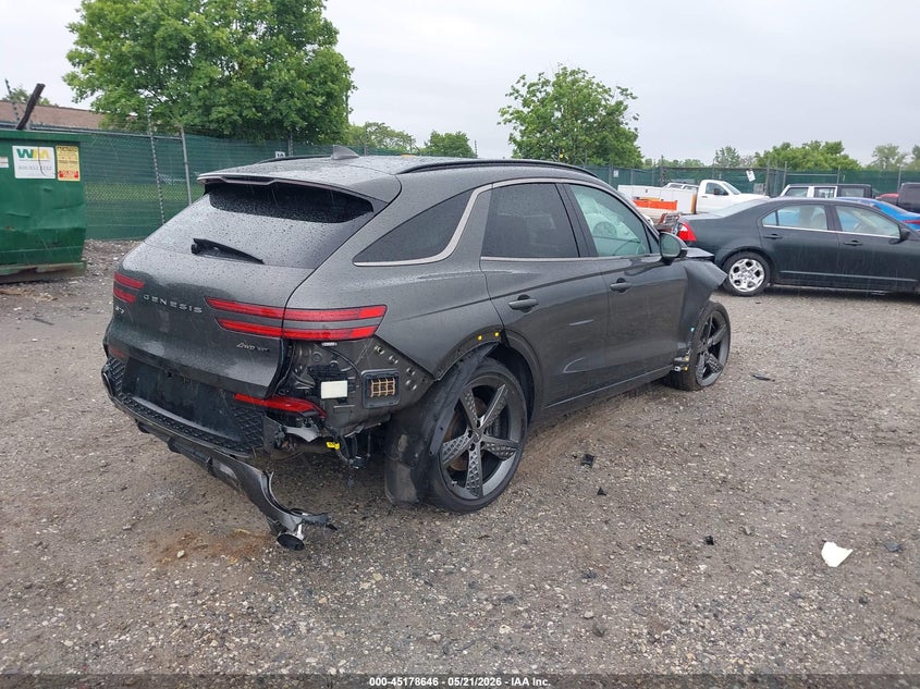 Vin: kmumcdtc6su180731, lot: 45676332, genesis gv70 3.5t awd sport 20254