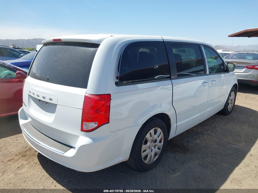 Vin: 2c4rdgbg9er235590, lot: 45676391, dodge grand caravan se 20144