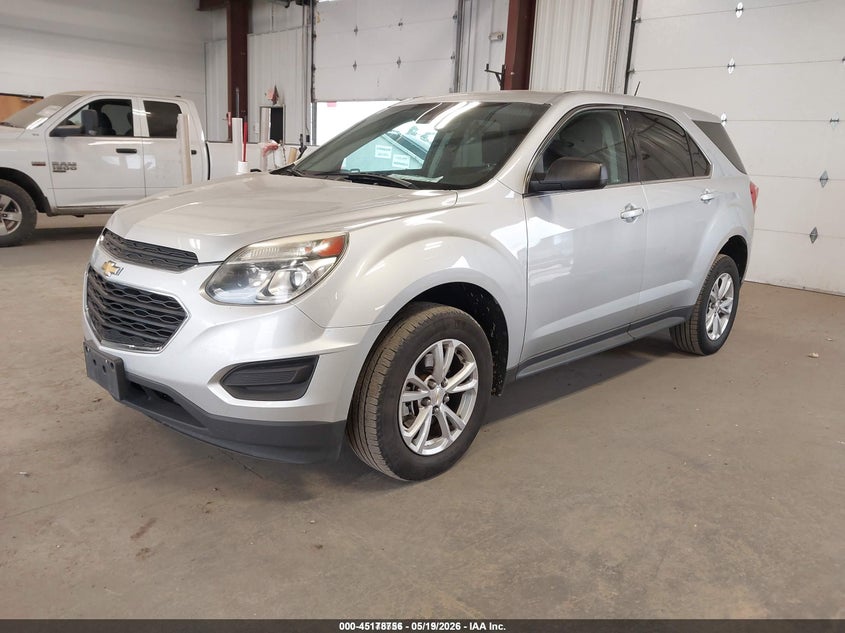 Vin: 2gnfleek1h6317322, lot: 45676442, chevrolet equinox ls 20172