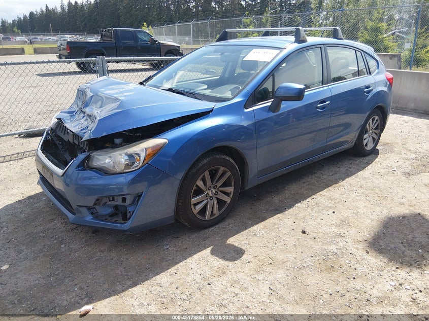 Vin: jf1gpab60g8281770, lot: 45676555, subaru impreza 2.0i premium 20162