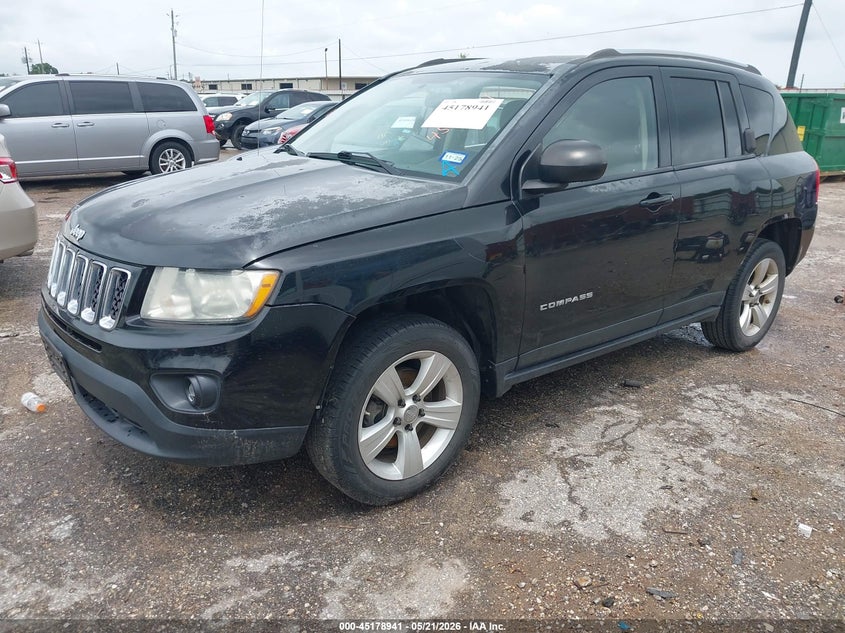 Vin: 1c4njdbb7cd655780, lot: 45676653, jeep compass sport 20122