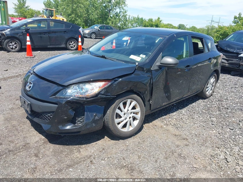 Vin: jm1bl1l87c1528754, lot: 45676675, mazda mazda3 i touring 20122