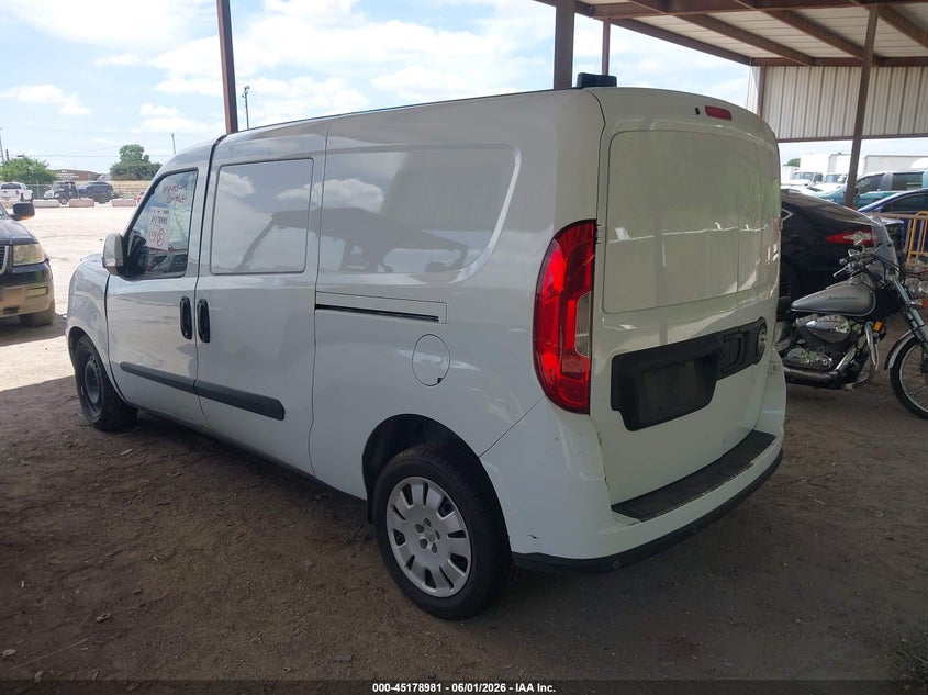 Vin: zfbhrfbbxm6v35773, lot: 45676694, ram promaster city tradesman slt 20213