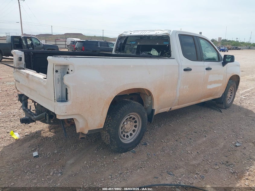 Vin: 1gcrkaek2sz282853, lot: 45676695, chevrolet silverado 1500 4wd  standard bed wt 20254