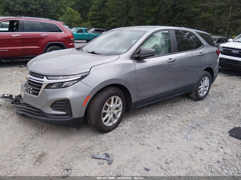 Vin: 3gnaxheg4pl227085, lot: 45676699, chevrolet equinox fwd ls 20232