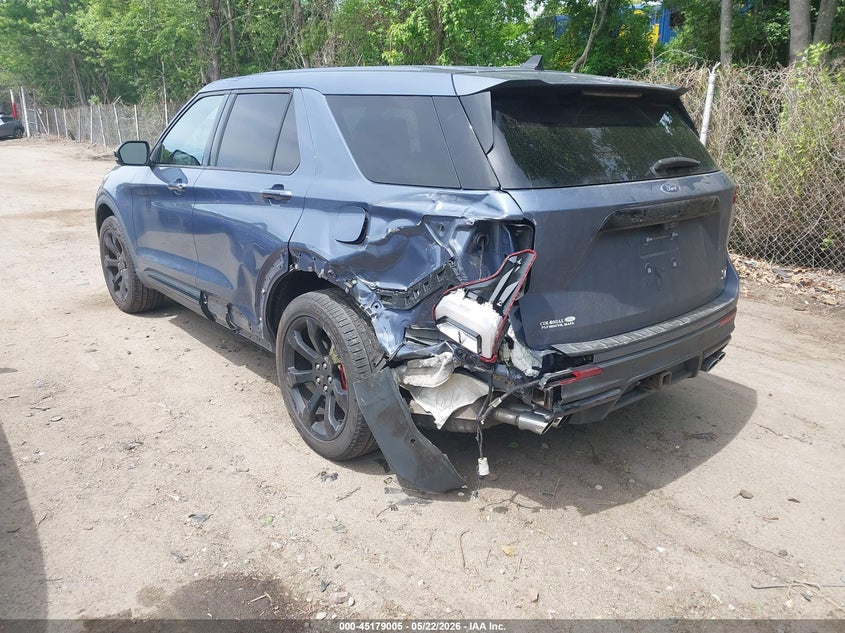 Vin: 1fm5k8gc0mgb38029, lot: 45676717, ford explorer st 20213