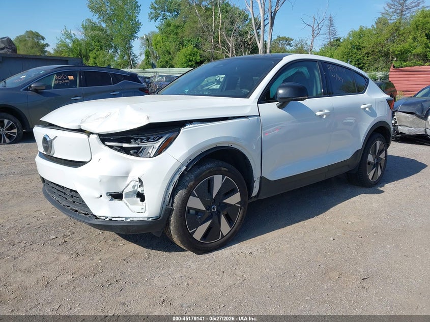 Vin: yv4er3gk8r2097824, lot: 45676853, volvo c40 recharge pure electric twin core 20242