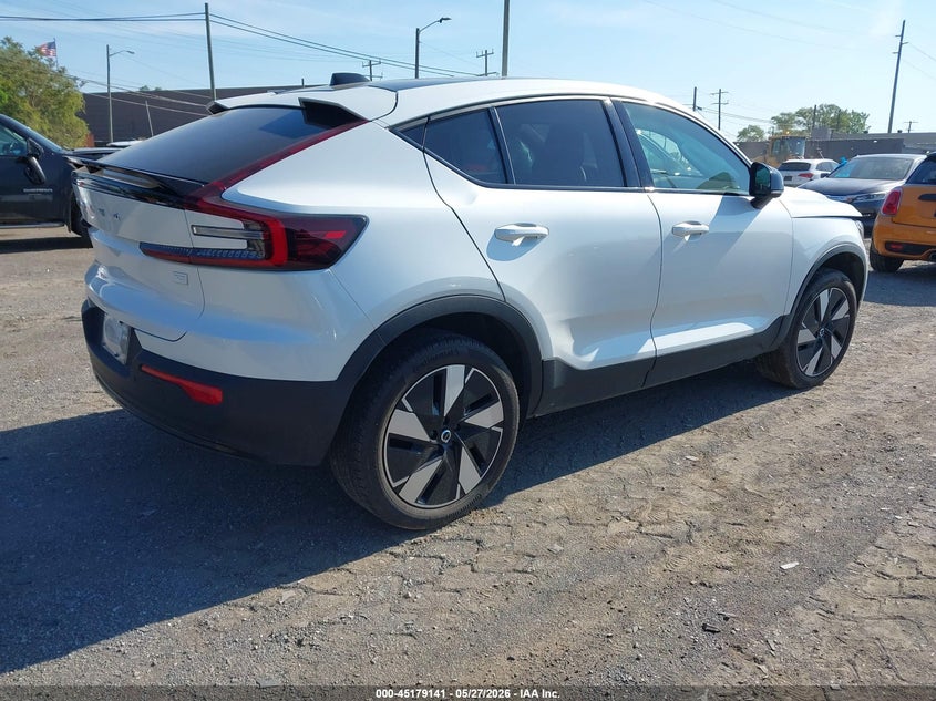 Vin: yv4er3gk8r2097824, lot: 45676853, volvo c40 recharge pure electric twin core 20244