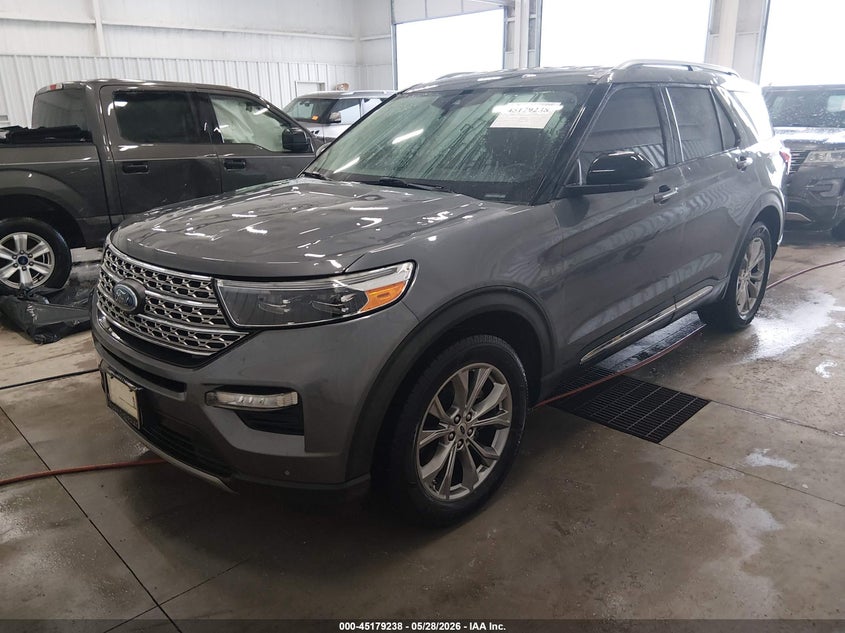 Vin: 1fmsk8fh4mgb72586, lot: 45676949, ford explorer limited 20212