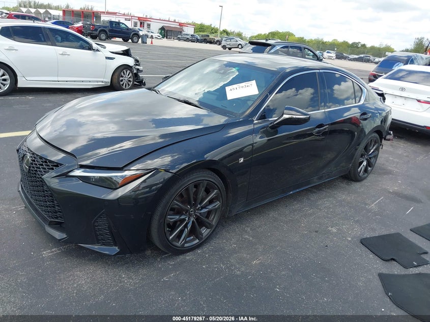Vin: jthgz1b23m5037883, lot: 45676979, lexus is 350 f sport 20212