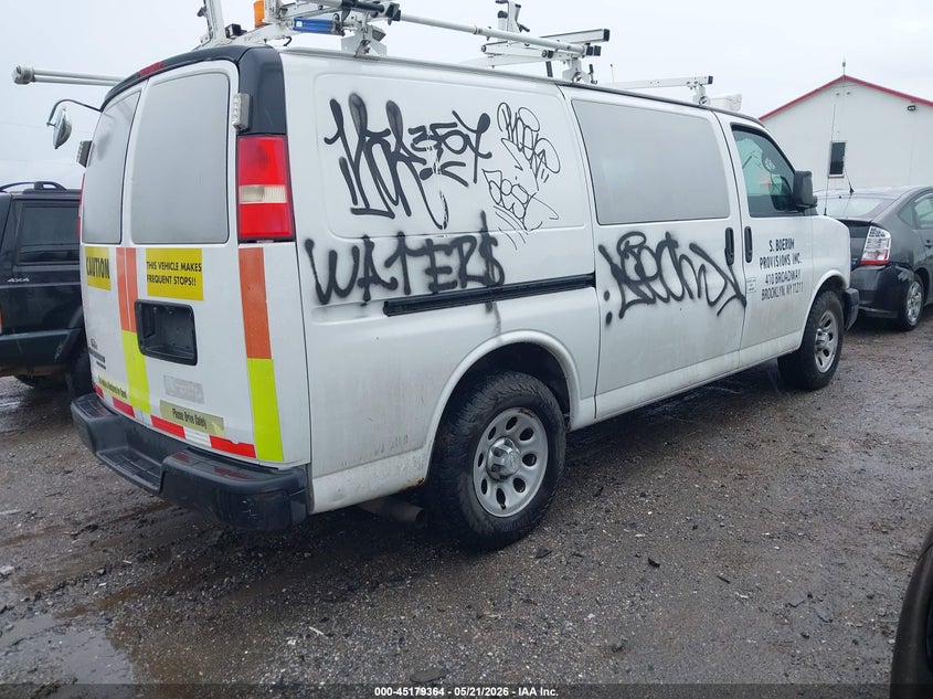 Vin: 1gcshaf42e1203989, lot: 45677076, chevrolet express 1500 work van 20144