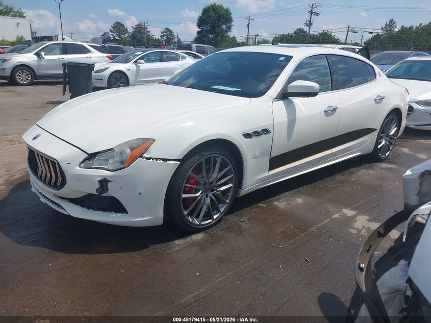 Vin: zam56rps8h1226238, lot: 45677126, maserati quattroporte s gransport 20172