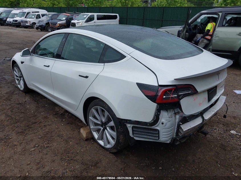 Vin: 5yj3e1eb8lf667550, lot: 45677216, tesla model 3 long range dual motor all-wheel drive 20203