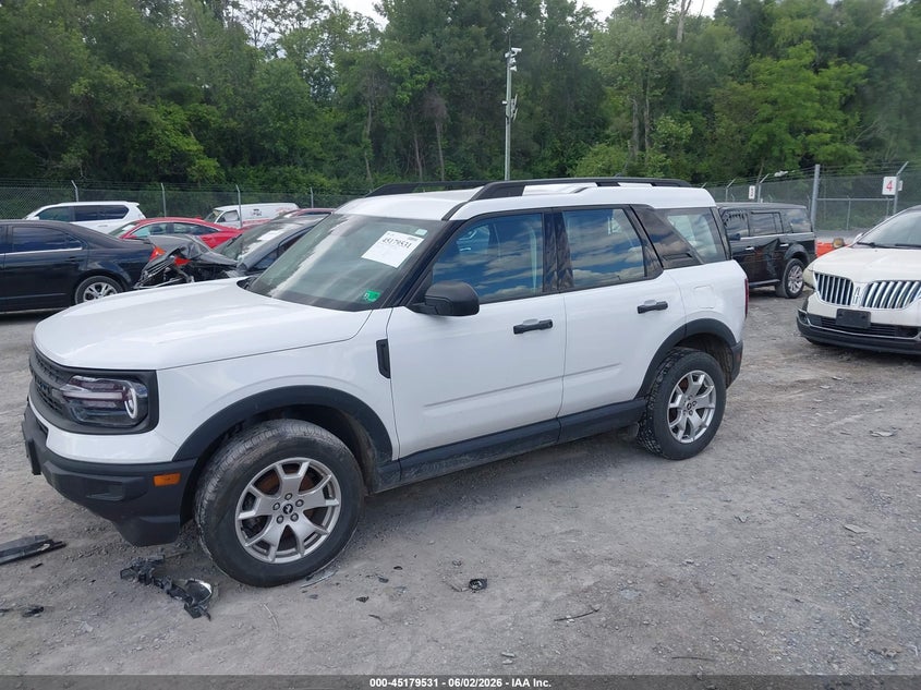 Vin: 3fmcr9a60prd37395, lot: 45677243, ford bronco sport 20232