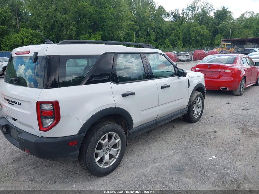 Vin: 3fmcr9a60prd37395, lot: 45677243, ford bronco sport 20234