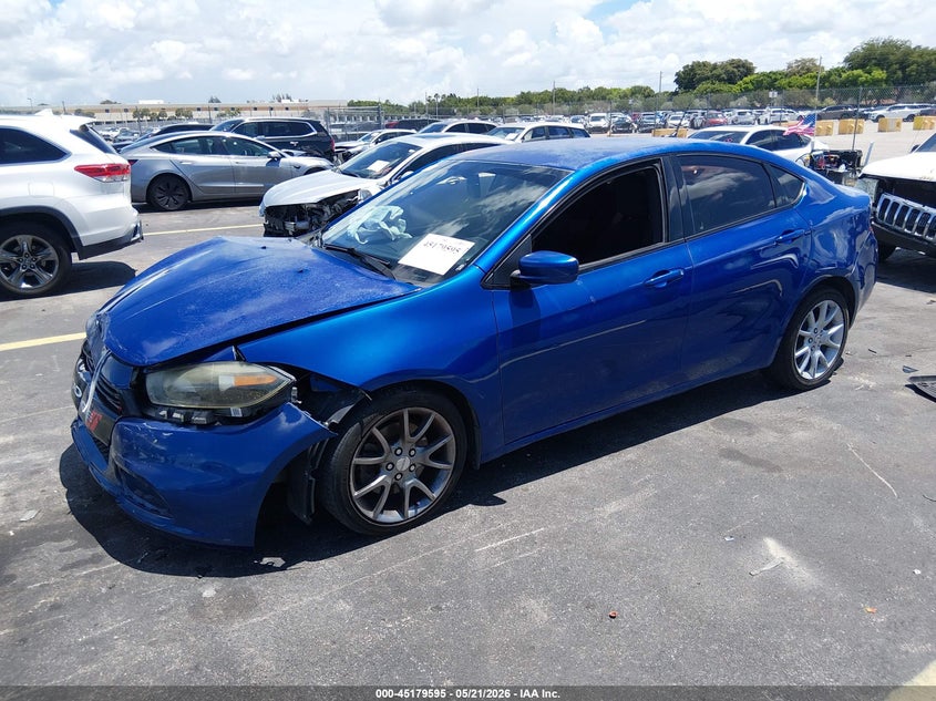 Vin: 1c3cdfbb6ed823765, lot: 45677307, dodge dart sxt 20142