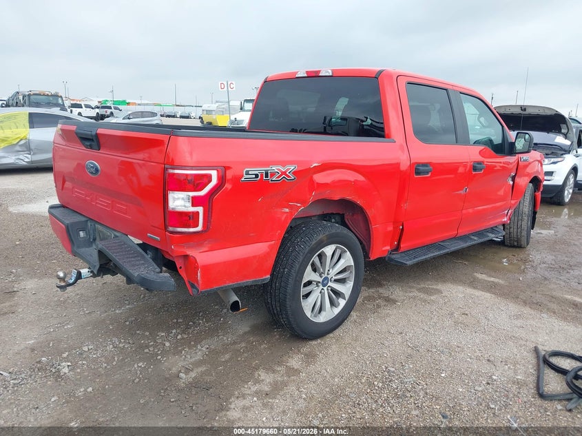 Vin: 1ftew1cp6jkf26626, lot: 45677374, ford f-150 xl 20184
