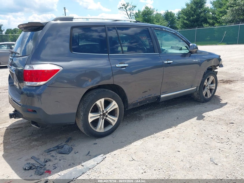 Vin: 5tddk3eh7cs145274, lot: 45677416, toyota highlander limited v6 20124