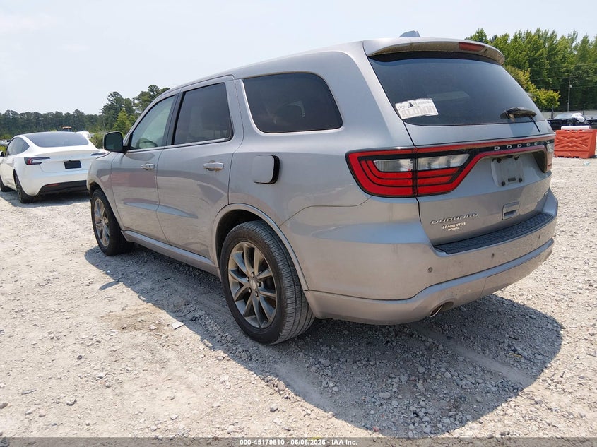 Vin: 1c4rdhdg8hc666485, lot: 45677522, dodge durango gt rwd 20173